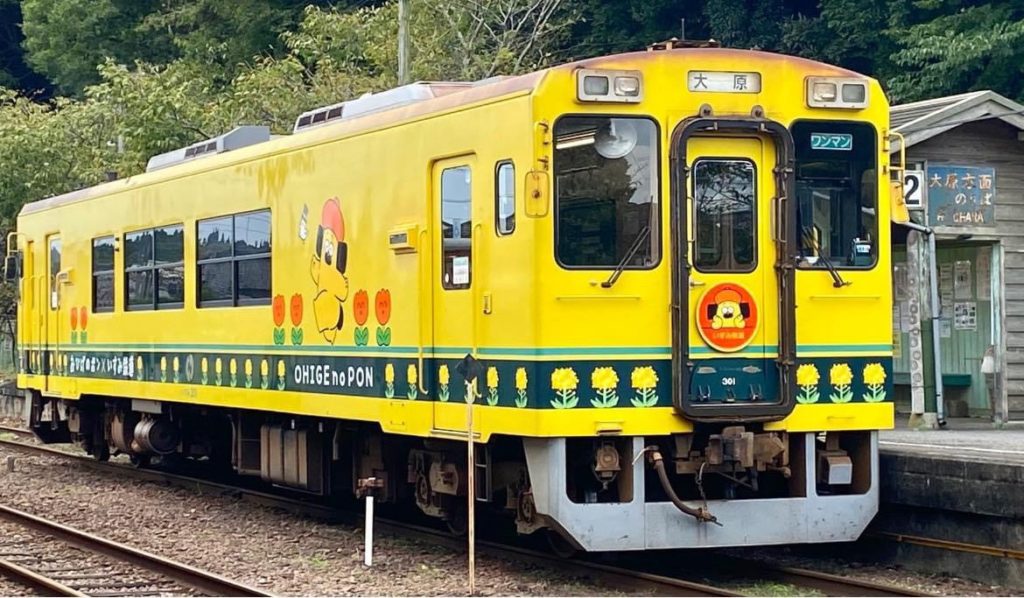 いすみ鉄道✖️おひげのポン　コラボ電車